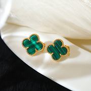 Van Cleef Vintage Alhambra Yellow Gold Malachite - 3
