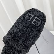 Balenciaga Black Cosy BB Mule - 5