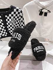 Balenciaga Paris Brand-Embroidered Faux Black - 6