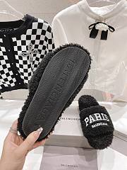 Balenciaga Paris Brand-Embroidered Faux Black - 5