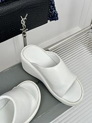 Balenciaga Rise Wedge in White Nappa - 4