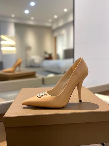 Burberry Womens Pumps Beige 10.5CM