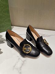 Gucci Blondie Mid-Heel Pumps Black - 2