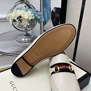 Gucci Loafer with Web White Leather - 4