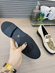 Gucci Princetown Designer Genuine White Brown Leather - 5