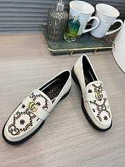 Gucci Princetown Designer Genuine White Leather - 5