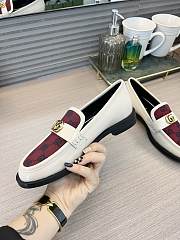 Gucci Princetown Designer Genuine White Pink Leather - 2