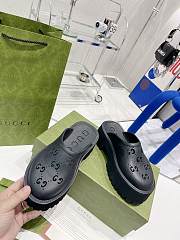 Gucci Slip On Sandal Black - 6