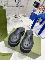 Gucci Slip On Sandal Black - 4