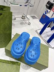 Gucci Slip On Sandal Blue - 2