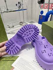 Gucci Slip On Sandal Purple - 6