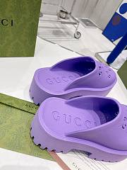 Gucci Slip On Sandal Purple - 5