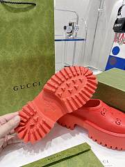 Gucci Slip On Sandal Red - 5