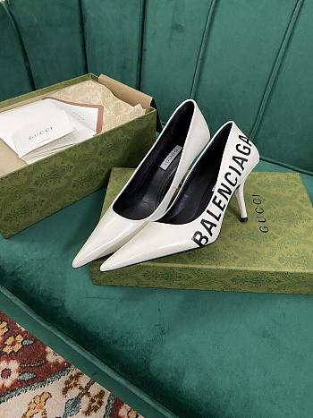 Gucci x Balenciaga Pump White