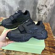 Off-White Glove Slip-On Sneaker In Black - 4