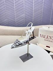 Valentino Slingbacks White High Heels 8CM - 4