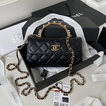 Chanel Handbag AP3512 Black Size 10x18x4.5cm