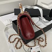 Chanel Handbag AP3512 Red Size 10x18x4.5cm - 4