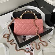 Chanel Handbag AP3512 Rose Pink Size 10x18x4.5cm - 3