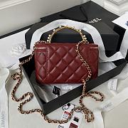 Chanel Handbag AP3515A Red Size 17x9.5x8cm - 6