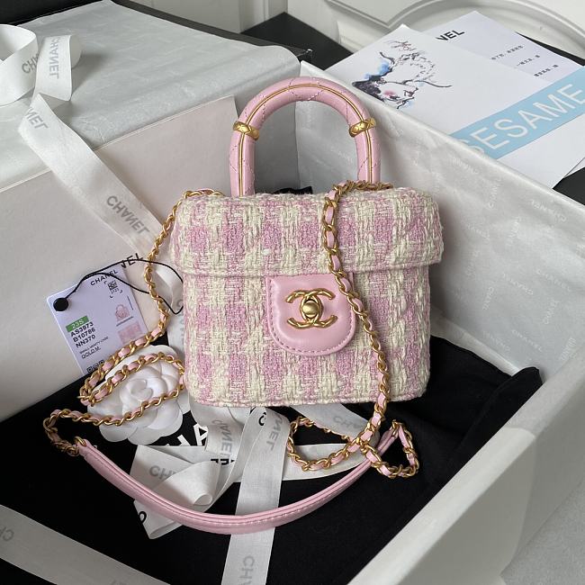 Chanel Cosmetic Bag AS3973A Pink Size 12x15x8cm - 1