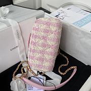 Chanel Cosmetic Bag AS3973A Pink Size 12x15x8cm - 5