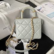 Chanel Cosmetic Bag AS3973B Grey Size 12x15x8cm - 2