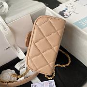 Chanel Cosmetic Bag AS3973B Pink Coral Size 12x15x8cm - 5