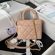 Chanel Cosmetic Bag AS3973B Pink Coral Size 12x15x8cm - 3