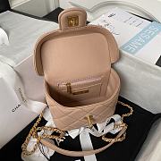 Chanel Cosmetic Bag AS3973B Pink Coral Size 12x15x8cm - 2