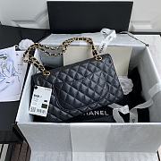Chanel Handbag A01112 Black Gold Size 15x25x6cm - 5