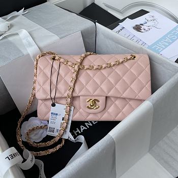Chanel Handbag A01112 Pink Size 15x25x6cm