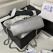 Chanel Handbag AP3237 Grey Size 15x6x10cm - 4