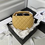 Chanel Handbag AP3467 Yellow Size 16x16x5.5cm - 5