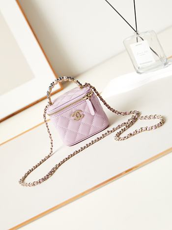 Chanel Should Bag AP3805 Purple Size 11x8.5x7cm