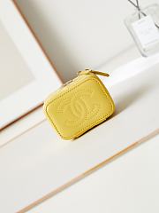 Chanel Should Bag AP3805 Yellow Size 11x8.5x7cm - 5