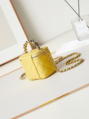 Chanel Should Bag AP3805 Yellow Size 11x8.5x7cm - 3