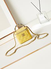 Chanel Should Bag AP3805 Yellow Size 11x8.5x7cm - 2