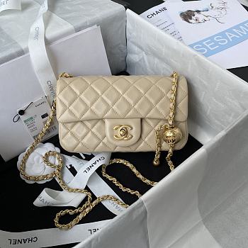 Chanel Should Bag AS1787 Beige Size 20cm