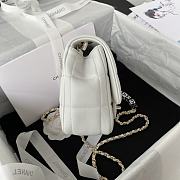 Chanel Should Bag AS3330 White Size 17x14x7cm - 5