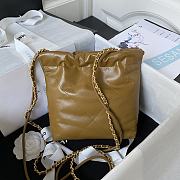Chanel Should Bag AS3980 Brown Size 19x20x6cm - 2