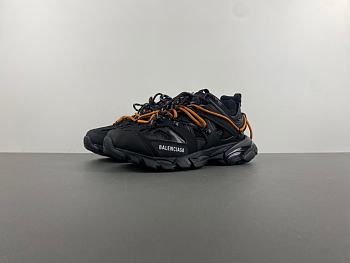Balenciaga Men's Track Trail Laces Sneaker in Black No. 800592 WTRHK 1000