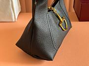 Gucci Softbit Medium Top Handle Bag Black 27.5x21x16cm - 2