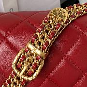 CHANEL Should bag red AS3994A Size:14x21x10cm - 4