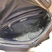 PRADA Signaux nylon and leather bag black 1BC160  Size:34x27x15cm - 6
