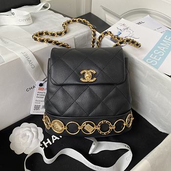 Chanel Should Bag AS4275 Black Size 18x18x8cm
