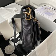 Chanel Should Bag AS4743 Black Size19x24x5cm - 4