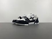 Louis Vuitton LV trainer Velcro white and black - 1
