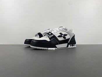 Louis Vuitton LV trainer Velcro white and black