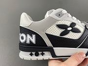 Louis Vuitton LV trainer Velcro white and black - 2